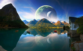 Sci Fi Landscape Wallpaper
