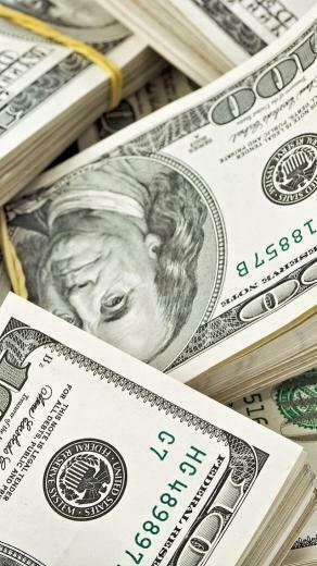 Stacks Of Money iPhone Wallpaper