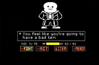 You Feel Like Youre Going To Have A Bad Tem Wallpaper Undertale