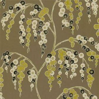 Brown Black Yellow Iola Arkona Harlequin Wallpaper