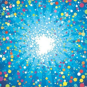 Name Abstract Fancy Dots Background Vector