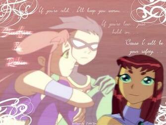 Starfire And Robin Background Wallpaper For