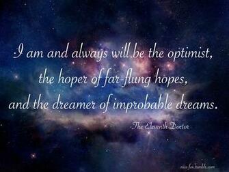 Official Doctor Who I Am And Always Will Be The Optimist