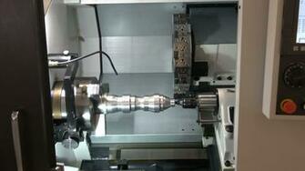 Cnc Lathe Machine HD 4k Stock Footage Pond5