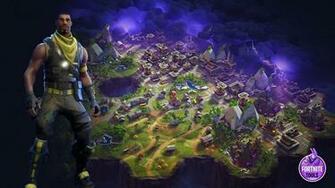 Fortnite Map Battle Royale Scout Wallpaper