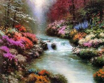 Thomas Kinkade Wallpaper Photo Art