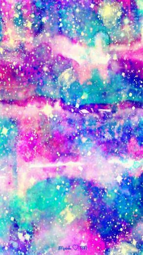 Wallpaper iPhone Tye Dye Galaxy Rainbow Tie