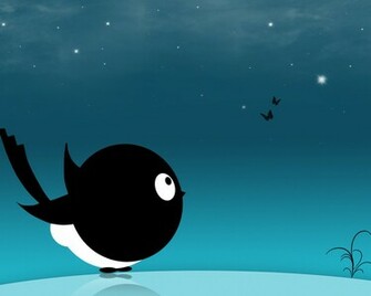 Blue Cute Desktop Background
