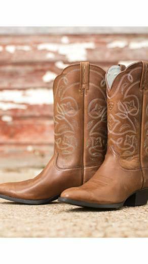 Ariat Womens Heritage Western R Toe Boot Timber