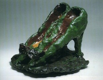 Green High Heels Pop Art Wallpaper Image By Sculpture