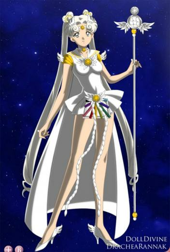 Sailor Cosmos Real With Weapon By Katieline