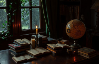 Dark Academia Computer Wallpaper