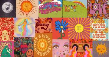 Groovy Laptop Wallpaper Cute Hippie