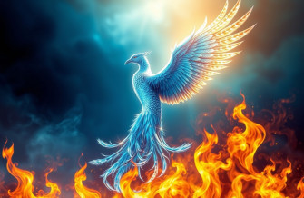 Blue Phoenix Wallpaper
