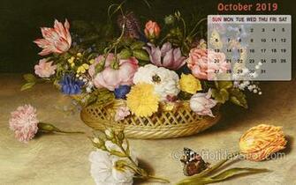 October Calendar Wallpaper From Theholidayspot