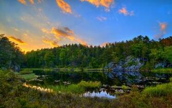 HD Lake In Summer Wallpaper