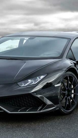 Wallpaper Lamborghini Hurac N Supercar Ice Black Cars Bikes