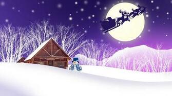 Christmas Eve In The North Country HD Desktop Wallpaper