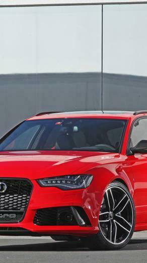 Wallpaper Audi Rs6 Red Side Samsung