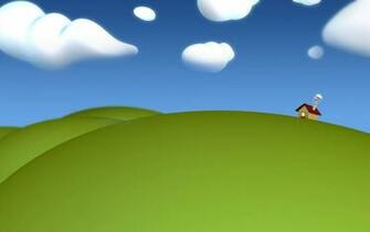 Toon Landia Wallpaper Stock Photos