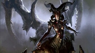 Demon Girl Magic The Gathering Wallpaper Digitalart Io