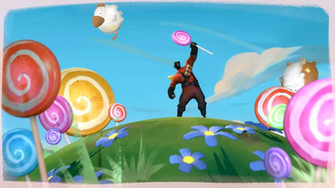 Tf2 Meet The Pyro Candyland Wallpaper By Colorblindbrony On
