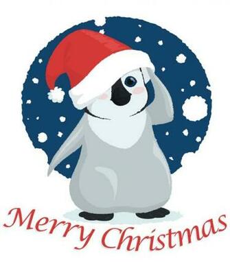 Christmas Penguin By Rebel