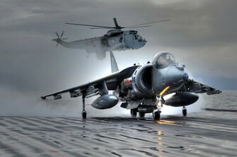 Harrier Sea King Wallpaper