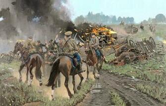 Wallpaper Road Machine Fire Smoke Figure Art Soldiers
