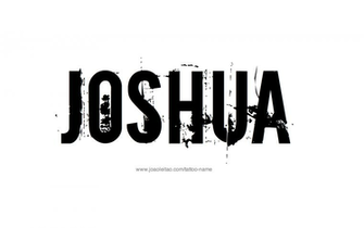 Joshua Name Tattoo Design