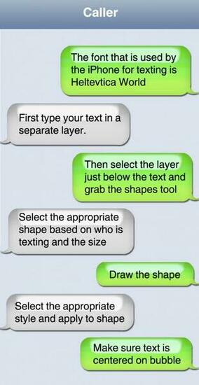 iPhone Text Message Styles By Coreenm