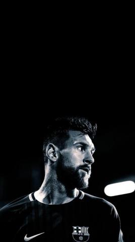False On Lionel Messi Lockscreen Wallpaper