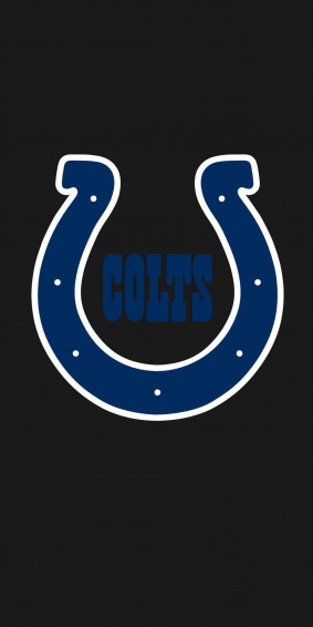 Indianapolis Colts Horseshoe Nfl Team Logo Wallpaper
