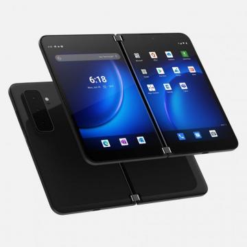 New Microsoft Surface Duo Is An Enhanced Foldable Phone Wallpaper