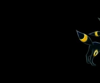 Umbreon Black Background Wallpaper Art HD