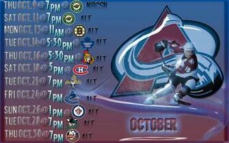 Joe Sakic Colorado Avalanche Schedule Wallpaper By Fan