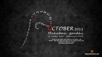 Desktop Calendar Wallpaper October Webgranth