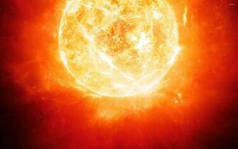 Burning Sun Wallpaper Space
