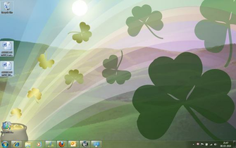 Shamrocks Windows Theme For St Patrick S Day