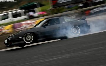 Drifting Nissan 180sx S13 Wallpaper