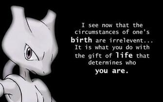 Wallpaper Xpost Pokemon Quote Mewtwo