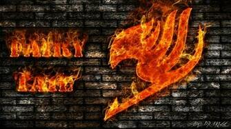 Fairy Tail Bricks Anime Logos Brick Wall Wallpaper HD