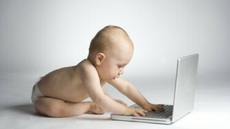 HD Wallpaper Kid Computer 4u