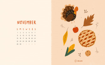 November Calendar Wallpaper