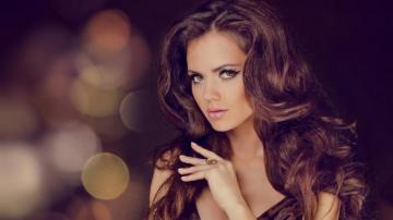 Brunette Hair Model Woman
