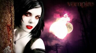 Vampire On A Purple Night Vampires Wallpaper