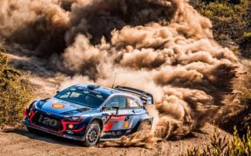Auto Wallpaper Dust Sport Machine Race Skid Hyundai Car
