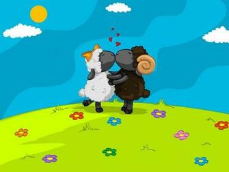 Cartoon Sheep Wallpaper Image