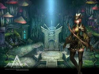Wallpaper Atlantica Online Girl Gun Tiger Saber Toothed Art Picture