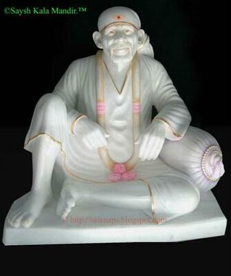 Sai Wallpaper Dwarka Mai Marble Statue By Saysh Kala Mandir Jaipur